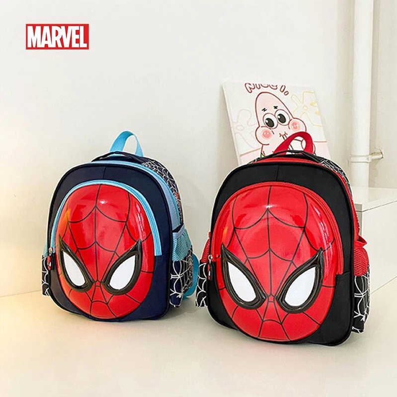 Sac à dos Marvel Spider Man pour enfants, sac de dessin animé 3D, sac à dos de maternelle pour garçon, cadeau de héros souriants - AliExpress 26