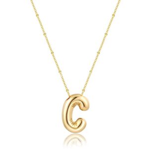 Initial Letter Pendant Necklace